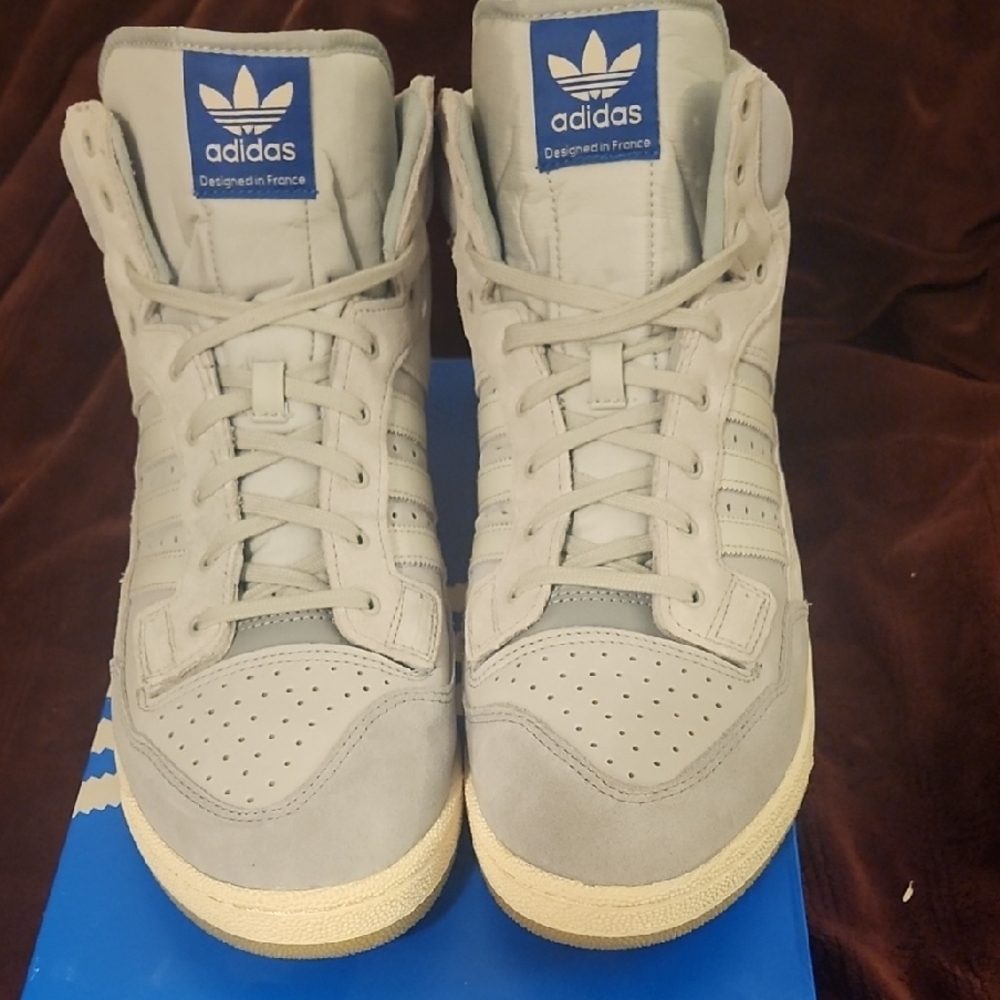 ♥️Adidas Centennial 85 Hi Blue and Gray High-Top Sneakers♥️